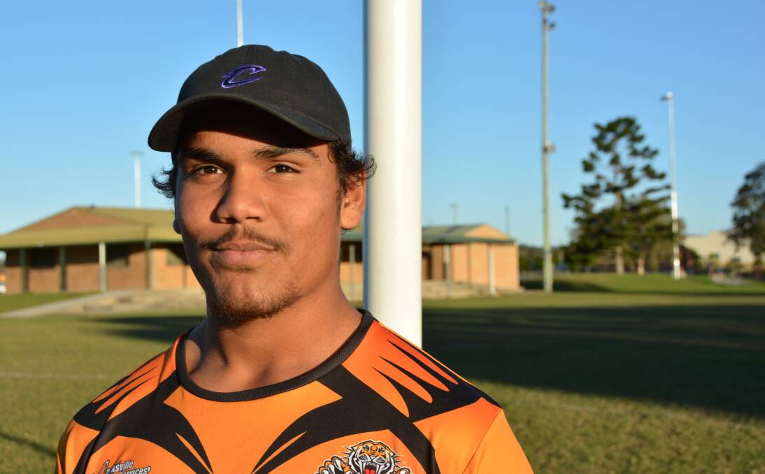 BUCKETS OF POTENTIAL: Rising Nambucca rugby league star Ulysses Roberts.