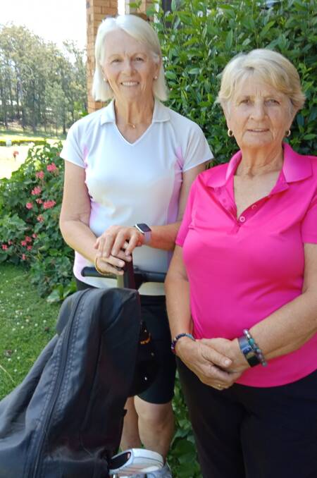 Macksville golf winners Rhonda McAuliffe and Carmel Freudenstein