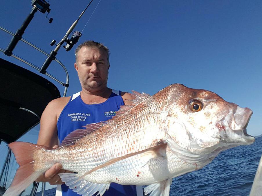 Craig Marsay with a nice snapper