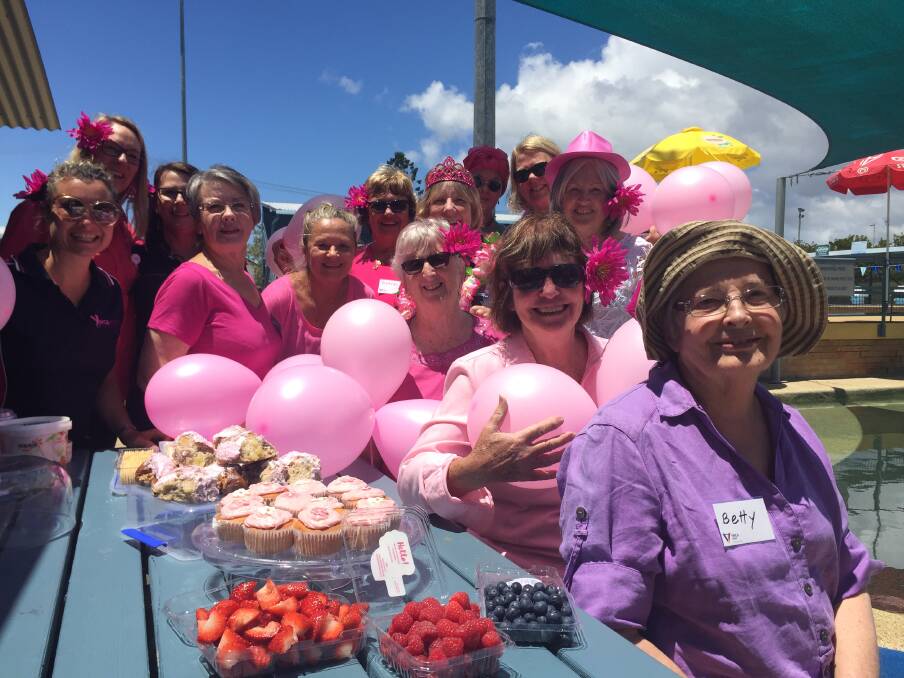 It was all things pink at the sixth week of the Encore fitness program at the Macksville Aquatic Centre.