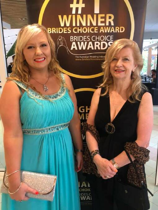 Maryjane and Wendy Campbell were thrilled to be honoured at the Mid North Coast Brides Choice Awards at C.Ex on Februrary 12.