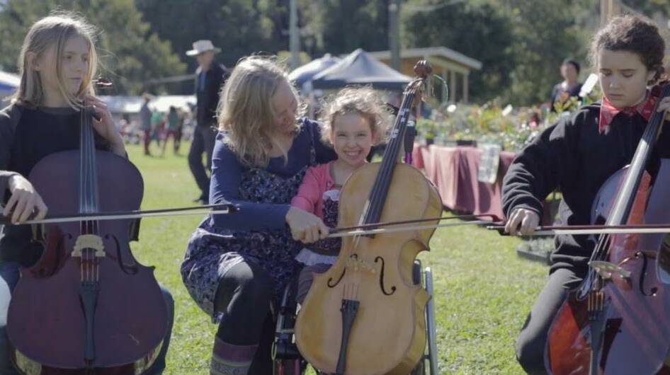 Mala’s Cello is a short documentary filmed and completed last year in Bellingen by Bermagui local and filmmaker Kell Stoner. Image: supplied.