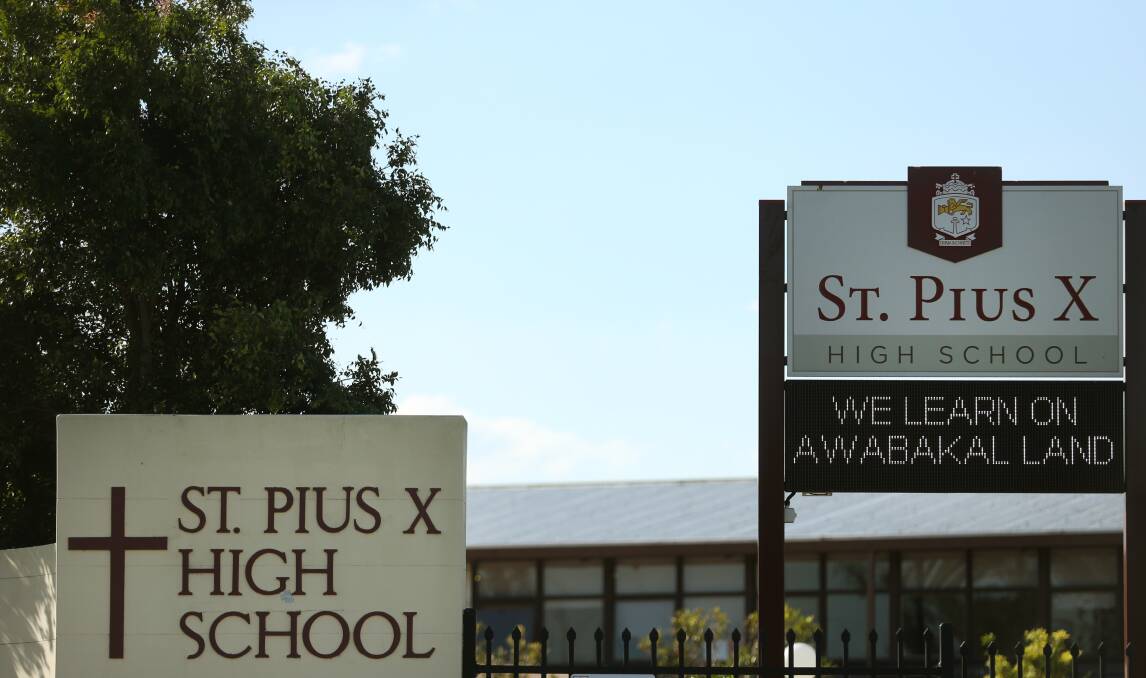 Edict: St Pius X principal Robert Emery wrote to teachers he did not mean to alarm anyone by suggesting they not make comments contrary to church teachings. "My only intention is to to keep us all safe." Picture: Marina Neil
