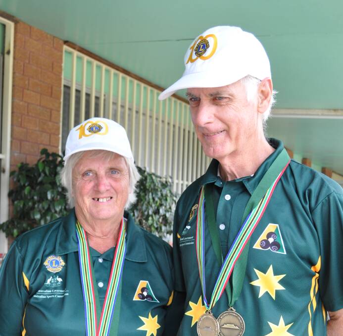 GOLD MEDALS: Lynne and Wayne Thomson. Of the 12 gold medals up for grabs in Cape Town, the Australian team won six. The next World Championships will be held on the Gold Coast in 2021.