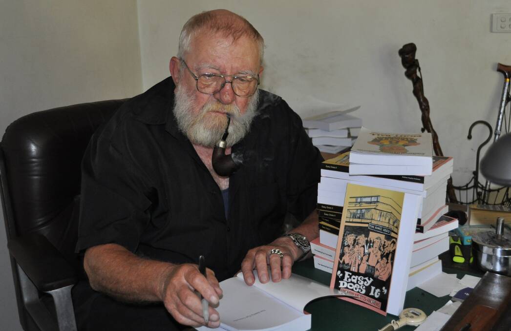WRITING IS A TONIC: Andrew Kepitis-Andrews has completed his fourth and fifth books ... number six will be released soon