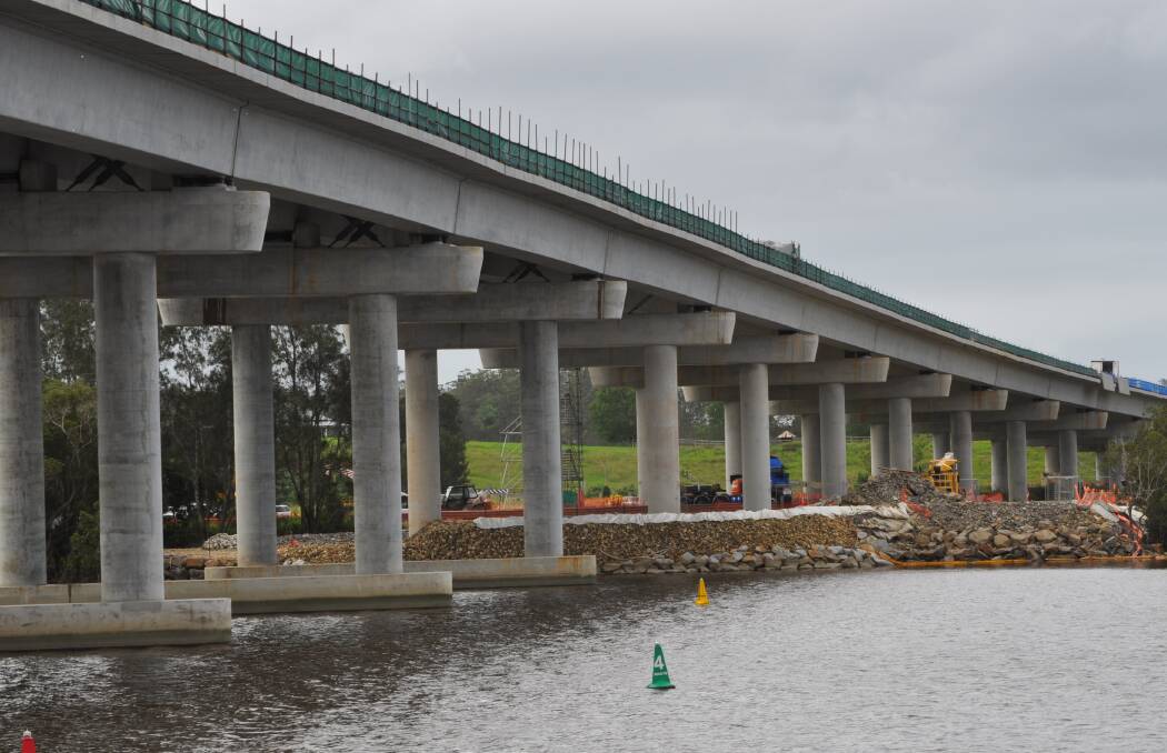 The decking on Macksville Bridge is one unfinished project affected by KNF Constructions' collapse