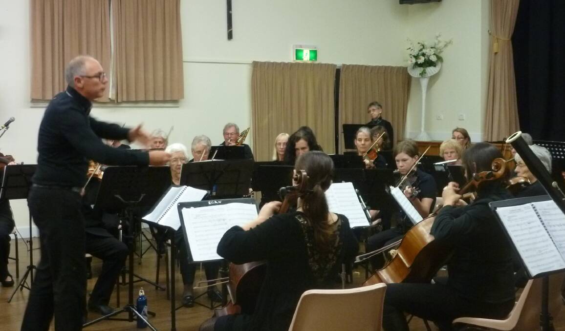 Coffs Harbour City Orchestra led by conductor Tim Egan