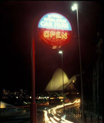 Parking demand: Night lights and the Sydney Opera House  Photo: MICHAEL RAYNER