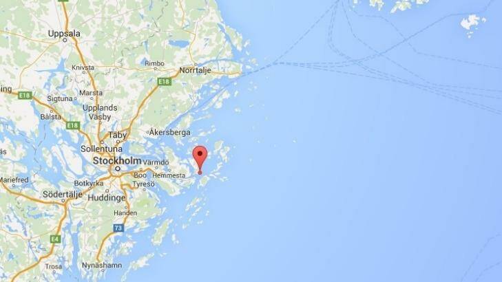 The Swedish military suspect a Russian submarine had been patrolling Swedish waters near Stockholm. Photo: Google Maps