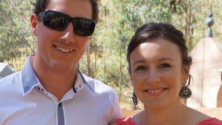 Stephanie Scott and her fiance Aaron Leeson-Woolley. Photo: Facebook