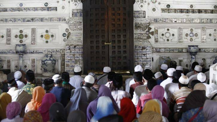 An expanding affluent class and government tourism campaigns have seen the number of visitors to the Wali Songo's shrines increase. Photo: Irwin Fedriansyah