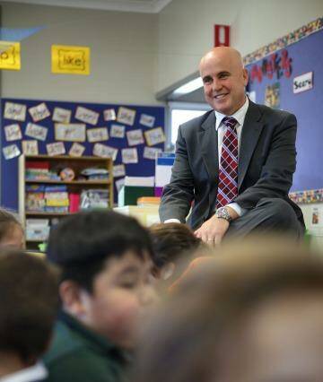 NSW Education Minister Adrian Piccoli announced the transition to school statement on Wednesday Photo: James Alcock (Fairfax Media via Getty Images)