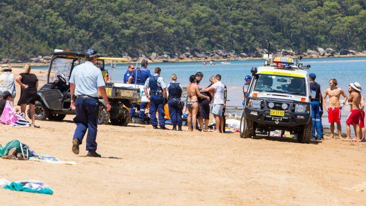 A man has died after being pulled from the water in distress, at Ocean Beach, near Umina on the Central Coast.