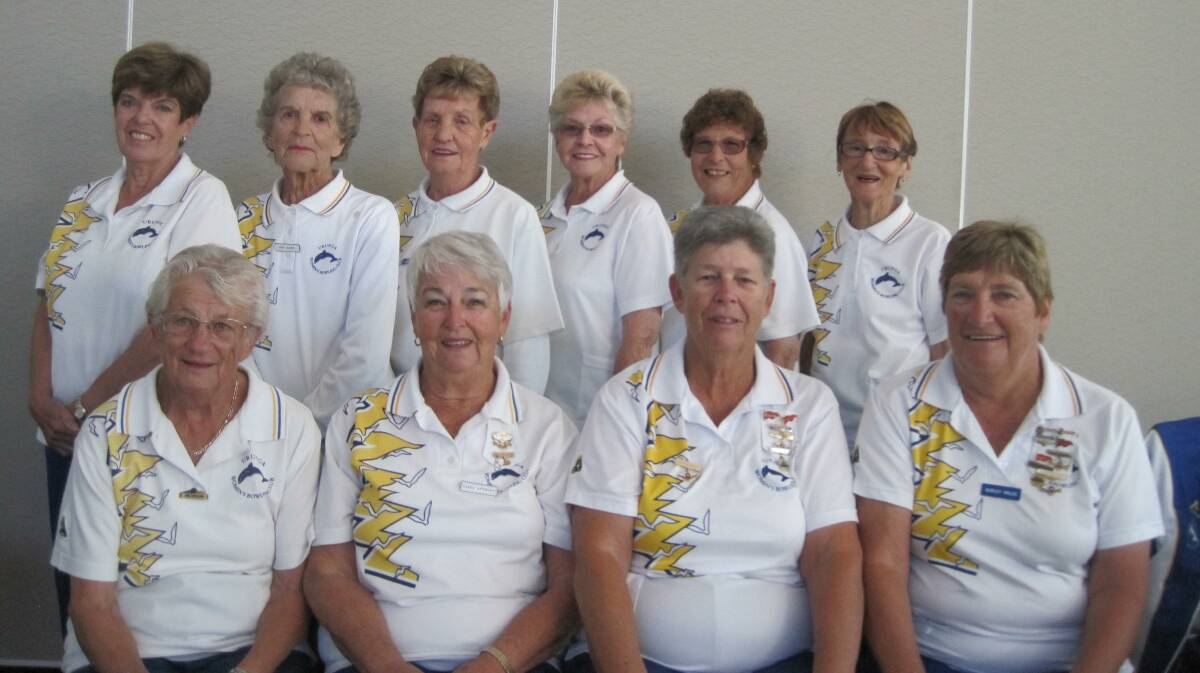 WE ARE THE CHAMPIONS, MY FRIEND: Urunga Women’s Bowling Club champions photo
(from left, back) Janine Gale, Fay Sare, Ann Pilkington, Gloria Christian, Sylvia Mitchell, Isabel Pettit, (front) Jan Grogan, Carol Anthony, Brenda Fane and Shirley Willis