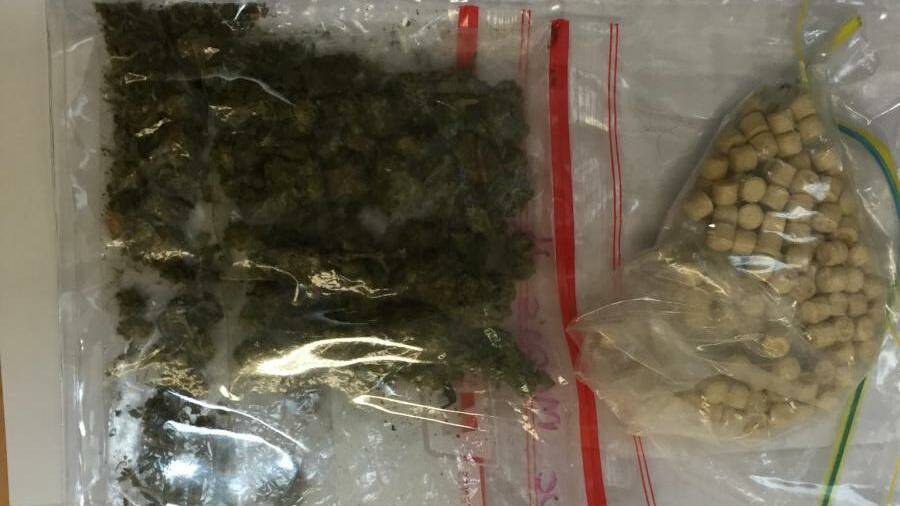 Man found with large quantity of drugs following car crash