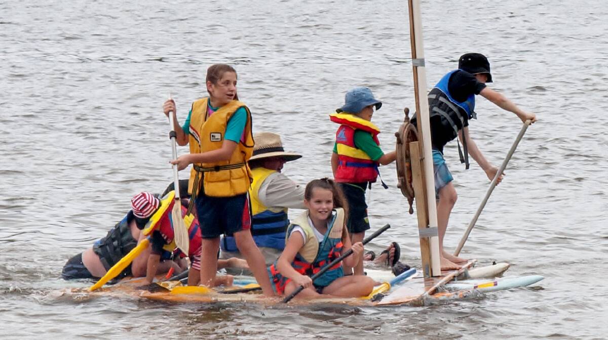 Make a raft and get set for a hoot on Australia Day in the Nambucca