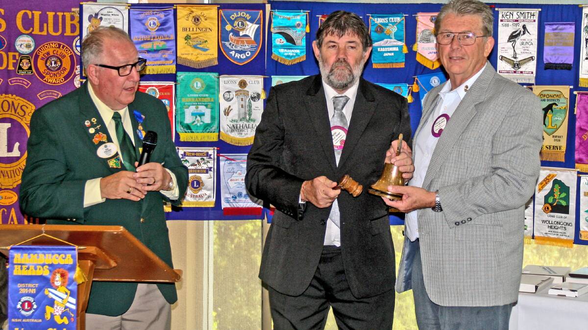 Change at the helm of Nambucca Heads Lions Club