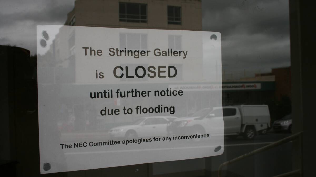 Nambucca art gallery moves to re-open after drenching