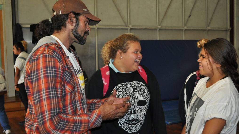 Peachey visit offers dreams and tackles domestic violence