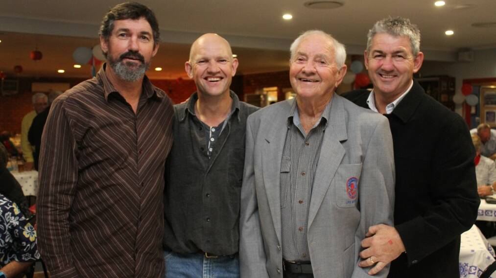 ROOSTERS ROYALTY: Rick, Todd, Col and Michael Andrews