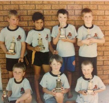 A young Greg Inglis, (full)back row, second left