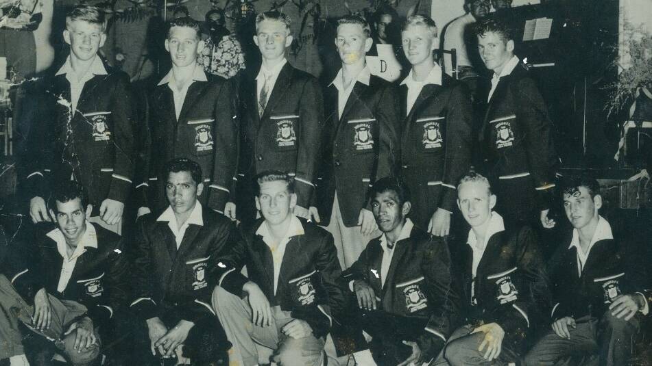 Nambucca Roosters club reunion: pictured above, the 1958 under 18s 