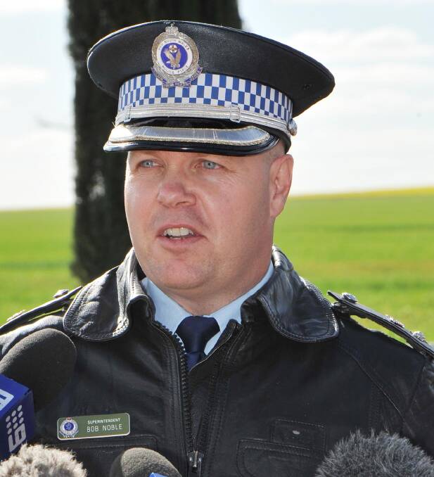 Superintendent Bob Noble, commander of Wagga LAC. Picture: Laura Hardwick