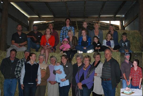 TOGETHER FOREVER: Family and friends came from all parts to celebrate the centenary of a family-run diary farm at Utungun on Saturday