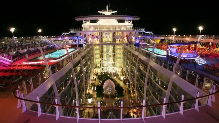 Allure of the Seas has 16 decks and can carry 5400 passengers.