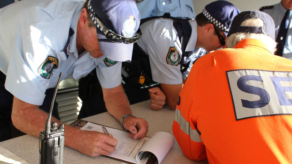 Police and SES working together yesterday to find missing Nambucca boy, Riley Graham