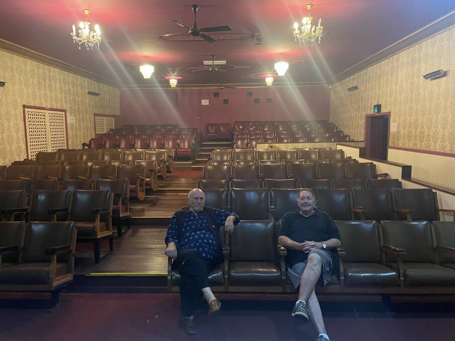 (L-R) Directors Chris Austin and Greg Taylor at Kempsey's BandBox theatre. Picture Ellie Chamberlain