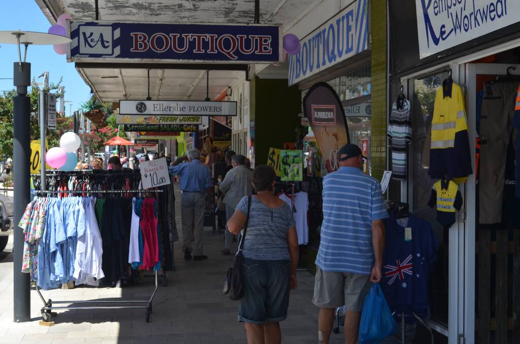 Bargain hunters: Shoppers will come away happy from Kempsey on Friday.