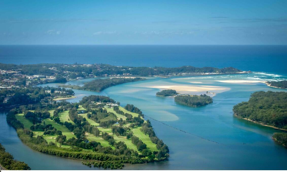Nambucca Heads Island Golf Club: Here you can get married while watching dolphins swim by in the pristine river. 