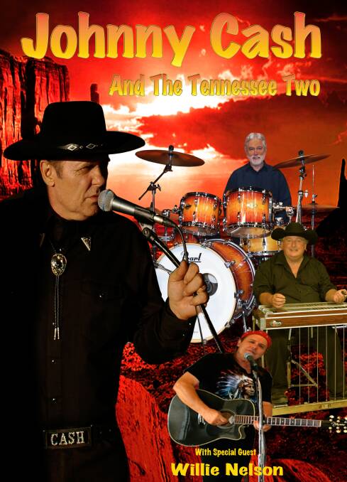 Johnny Cash and The Tennessee Two are a must see at the Macksville Ex-Services Club