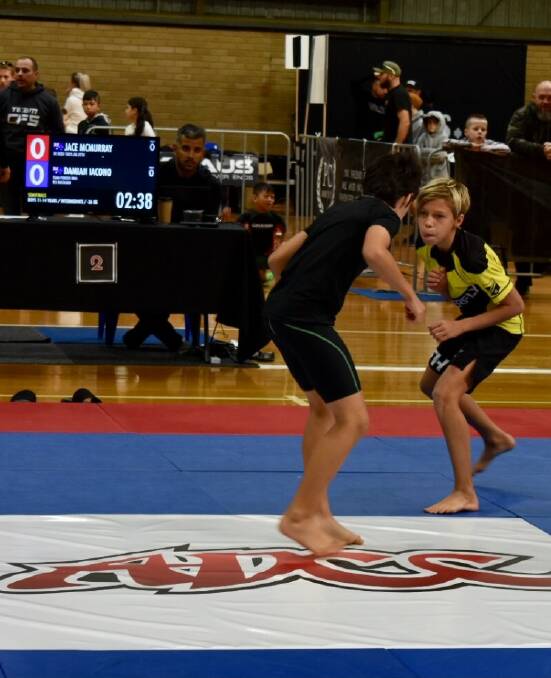 Jace McMurray (right) in action at Sydney