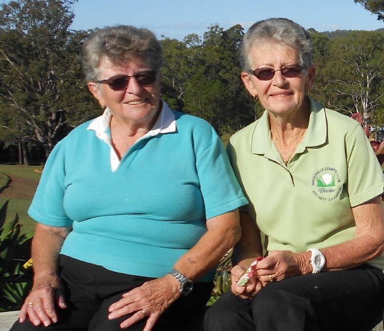 Macksville golf's shining lights Mary Dwyer and Chris Parker