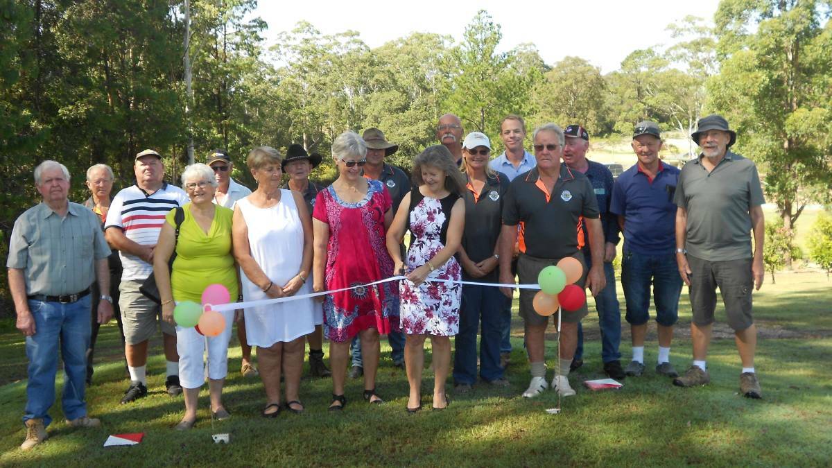 The opening of the new junior golf course at Macksville