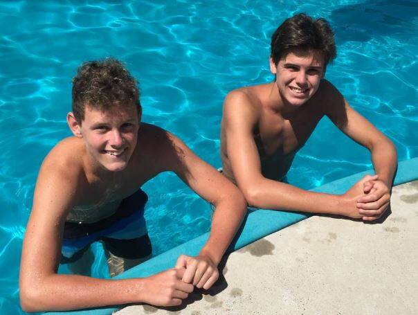 Macksville swimmers Darcey Welsh and Declan Sutton