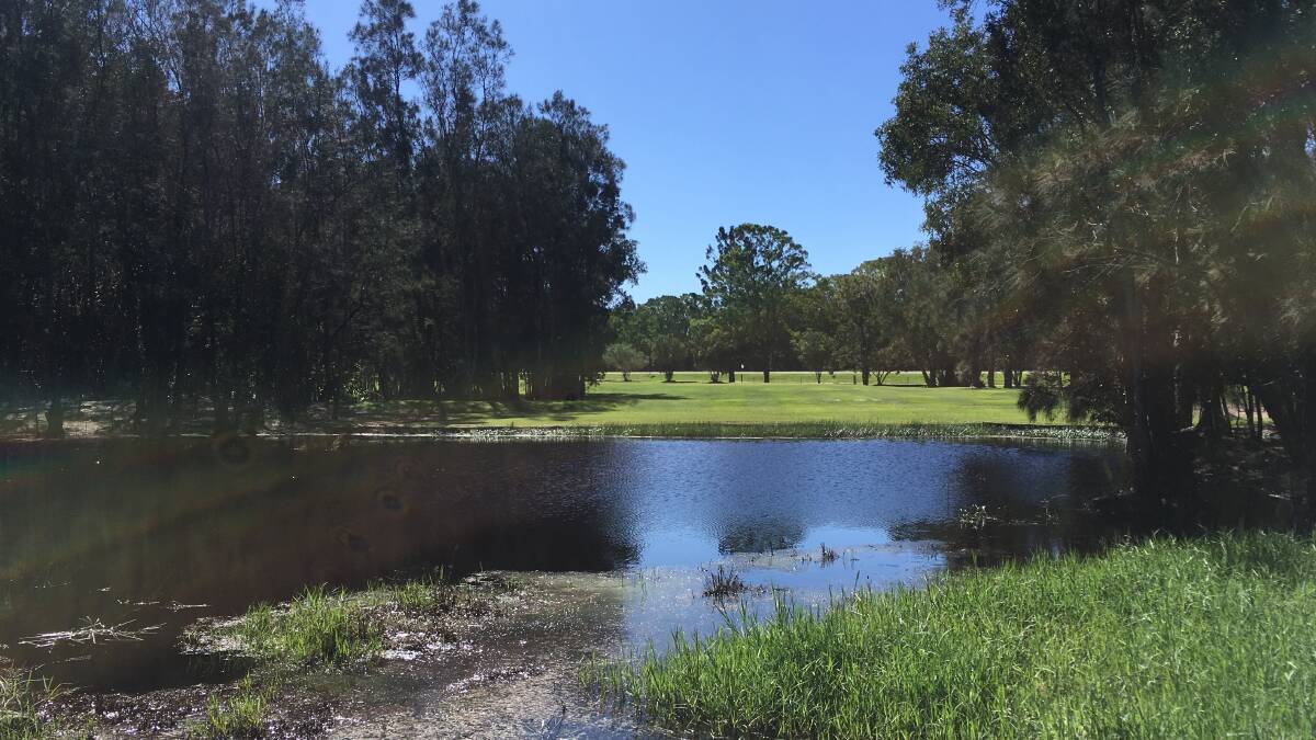 The scenic fourth hole at Macksville