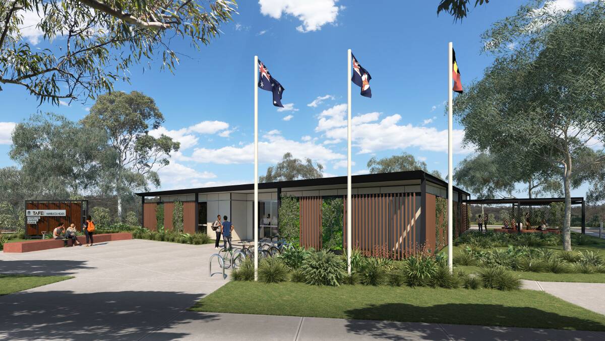 A concept design for the new TAFE at Nambucca Heads