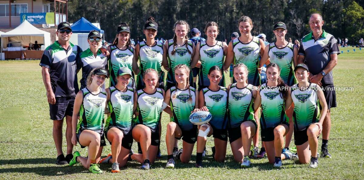 The Macksville Falcons under 20s women were among the standouts at the State Cup touch competition at Port Macquarie