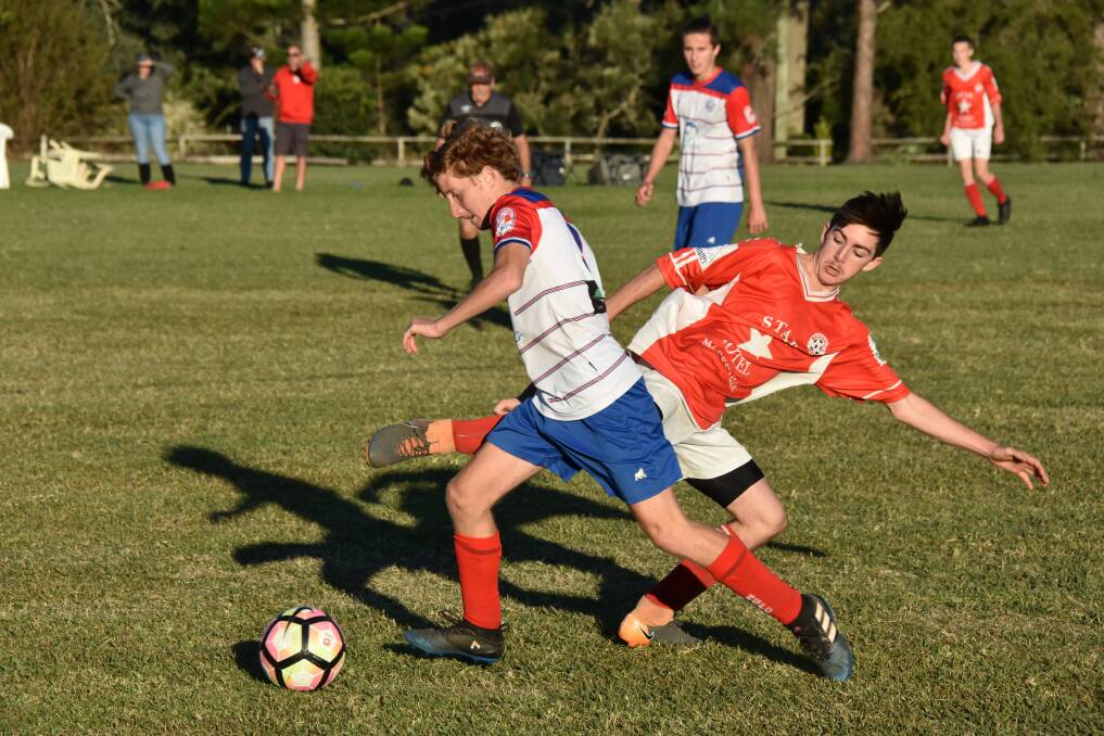 Nothing beats a cracking local derby between Nambucca Strikers and Macksville Stingers - but grassroots football remains in limbo. Photo: Christian Knight