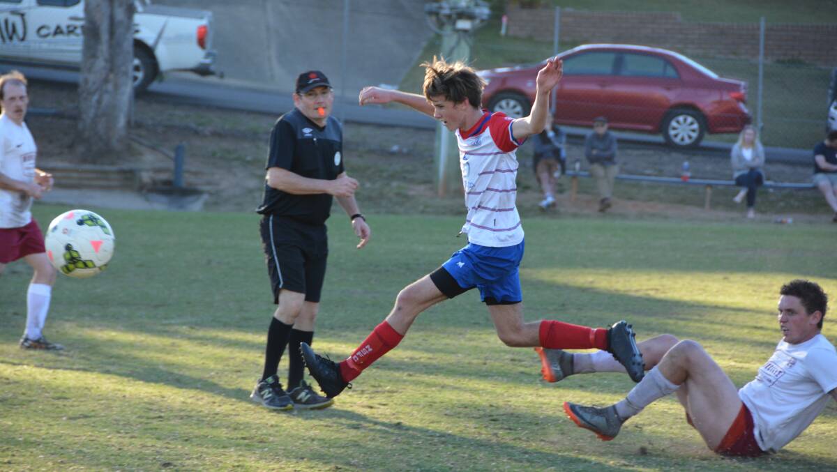 COMING THROUGH: Ethan Hocking enjoyed a breakout season in the Nambucca Strikers top flight side last season and will be the stronger for the experience. Photo: Christian Knight