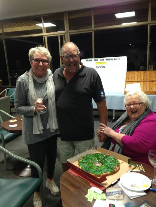 HOW GREEN IS MY PIZZA: Kay McGoldrick, Steve Ward and Pat Louie