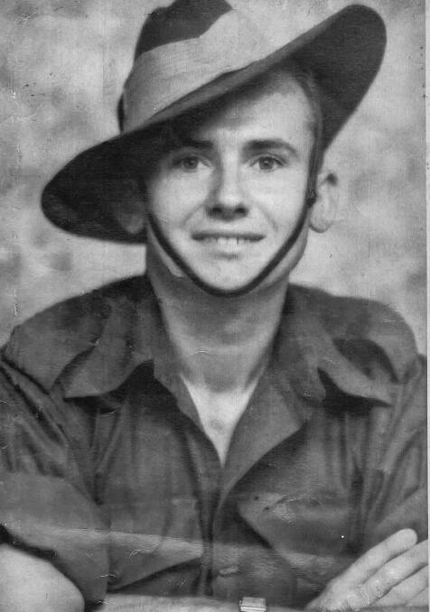 Lenas husband Neville Crompton who served in New Guinea during WWII. Photo courtesy of the Crompton family