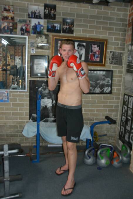 TECHNICIAN: Mitchell Whitelaw's professional boxing career is up and running