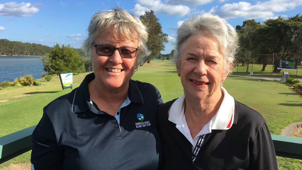 Nambucca Heads golf winners, A Grade Ann Antcliff and B Grade Gwen Maxwell 