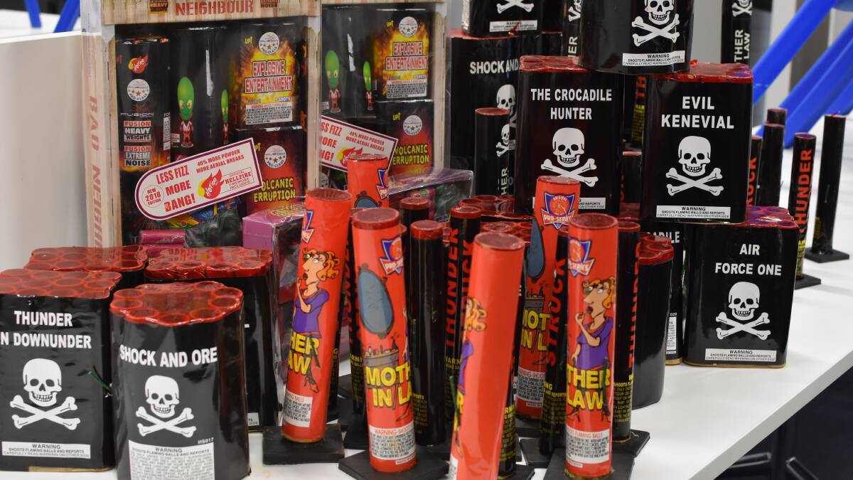 An attempt was made to smuggle 50 kilograms of fireworks out of the NT, police allege. Picture: NT Police.