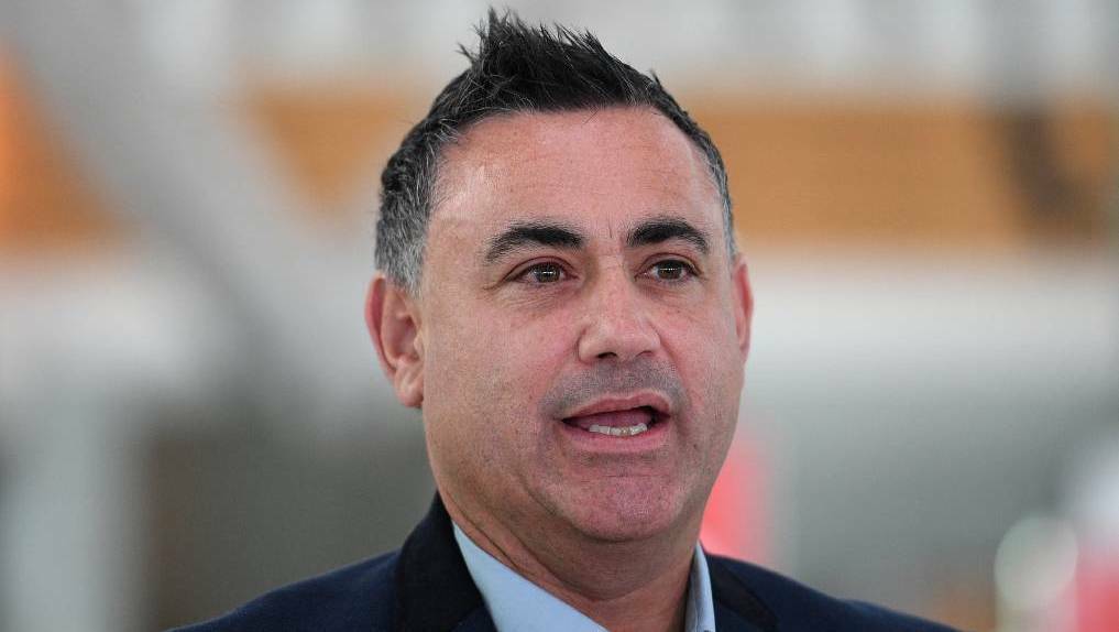John Barilaro says he takes full responsibility for the election result