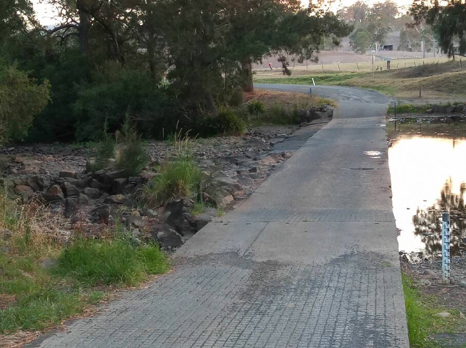 Barrington River's Rocky Crossing has dried up: photo taken at the normally fast flowing causeway on Saturday, December 28. Photo provided by concerned resident.